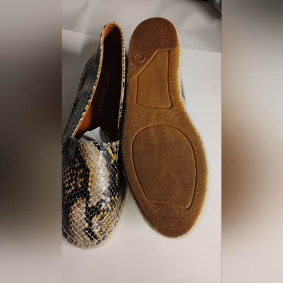 Kurt Geiger Women's Snakeskin Espadrilles 38.5 - Picture 11 of 11